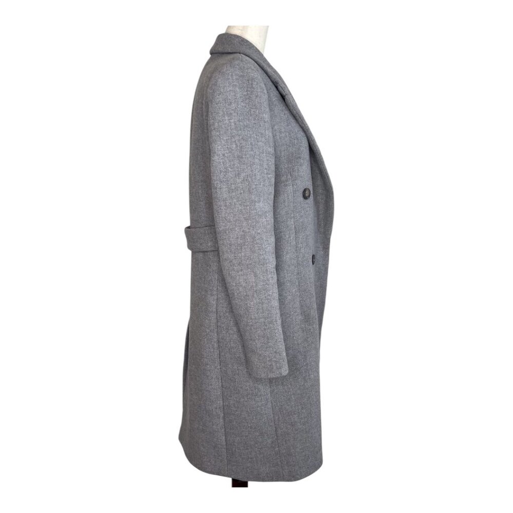 Mango Long Lapel Double Breasted Coat - Picture 4 of 6